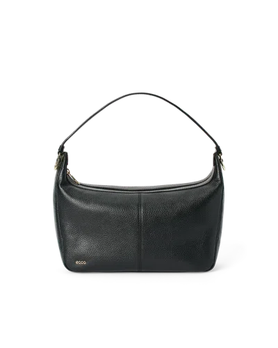Ecco Hobo S - Leather Shoulder & Crossbody Bag In Black