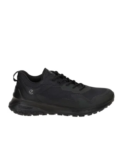 Ecco Lace-up Casual Sneakers In Black