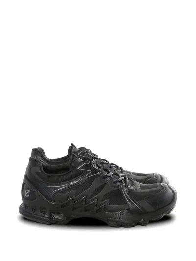 Ecco Lace-up Sneakers In Black