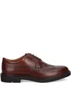 Ecco Leather Brogue Lace-up Oxford Shoes In Brown