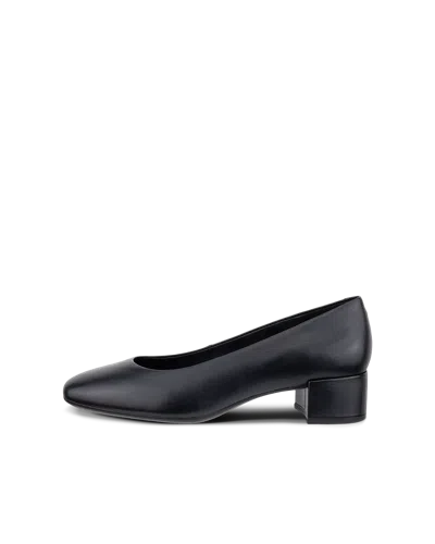 Ecco Liva 35 - Women's Leather High-heel Pump In Black