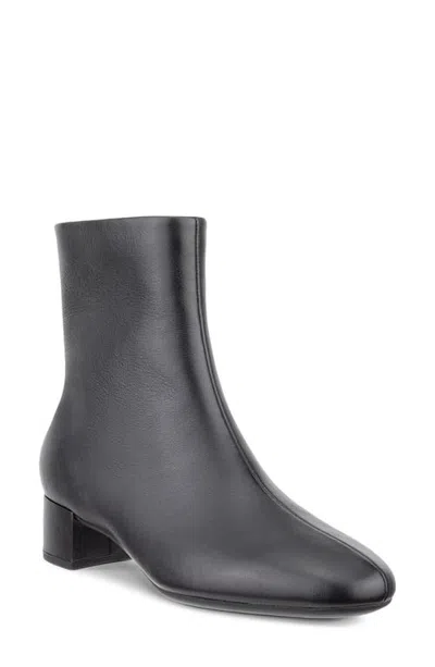 Ecco Liva Leather Bootie In Black