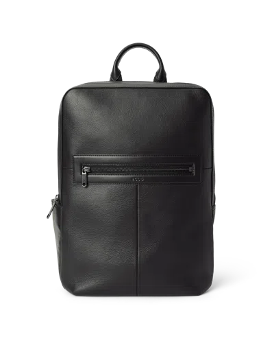Ecco Load Backpack - Men's Leather Square Backpack In Nude