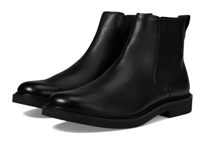 Ecco London Double Gore Chelsea Boots In Black