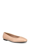Ecco Margot Ballet Flat In Neutral