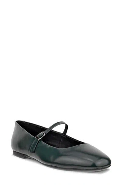 Ecco Margot Mary Jane Ballerina Ballet Flat In Green