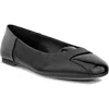 Ecco Margot Origami Ballet Flat In Black