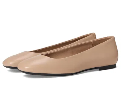 Ecco Margot Plain Ballerina Flat In Brown