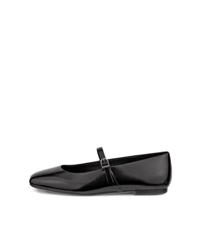 Ecco Margot - Women's Leather Mary Jane Flat In Black