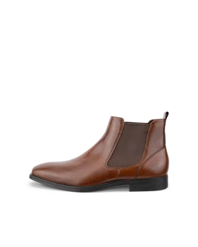 Ecco Melbourne - Men's Leather Chelsea Boot In Brown