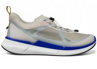 Pre-owned Ecco Men's  Biom 2.2 Sneakers In Grey/blue/gold In Multi