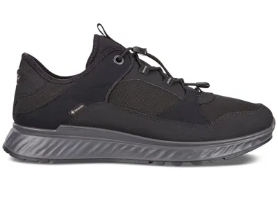 Pre-owned Ecco Men's  Exostride Goretex Sneakers In Black