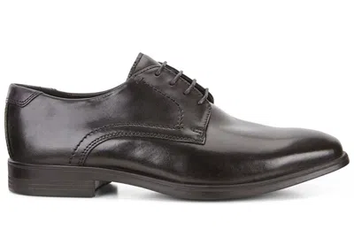 Pre-owned Ecco Men's  Melbourne Laceup Sneakers In Black