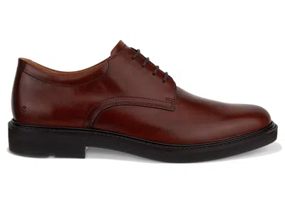 Pre-owned Ecco Men's  Metro London Derby Sneakers Sneakers In Cognac