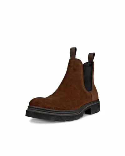 Ecco Men's Grainer Boots In Coffee In Brown