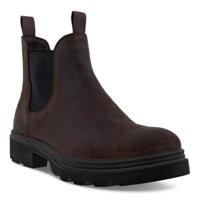 Ecco Men's Grainer Chelsea Boot In Coffee In Brown