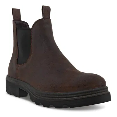 Ecco Men's Grainer Chelsea Slip-on Boot In Coffee In Brown