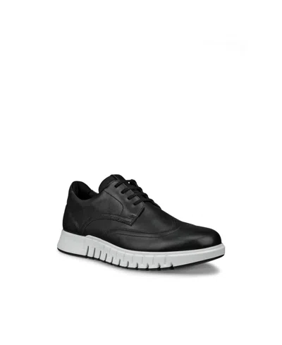 Ecco Men's Gruuv Hybrid Wing Tip Shoe In Black