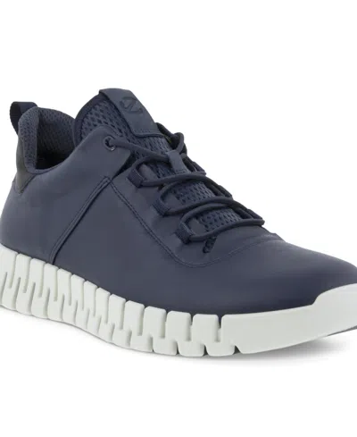 Ecco Men's Gruuv Lace Up Sneakers In Marine