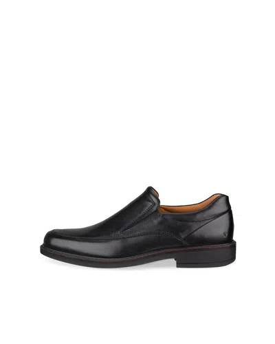 Ecco Men's Holton Apron Toe Slip On Leather Shoe In Black