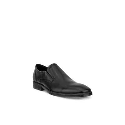 Ecco Men's Metropole Milan Plain Toe Slip-on Shoe In Black