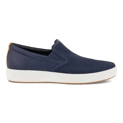 Ecco Men's Soft 7 Marine Marine Lion Sneaker In Navy