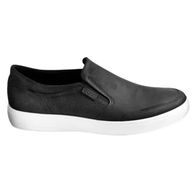 Ecco Men's Soft 7 Slip On Sneakers In Black