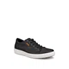 Ecco Soft 7 Leather Sneakers In Black