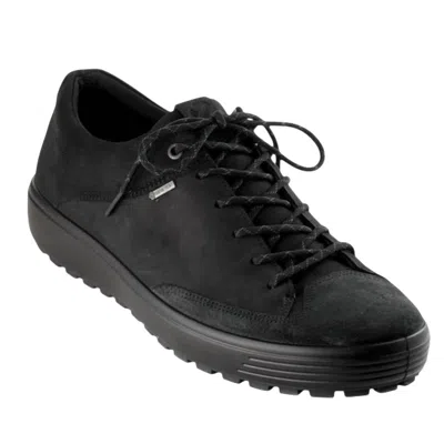 Ecco Men's Soft 7 Tred Gtx Tie Shoes In Black