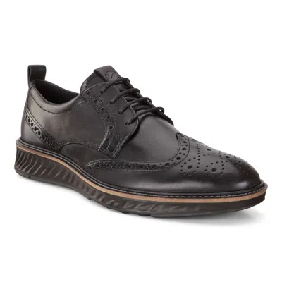 Ecco Men's St.1 Hybrid Shoe In Black Santiago In Brown