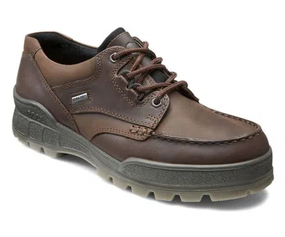 Pre-owned Ecco Men's Track 25 Low Waterproof Gore-tex Lace Shoe In Bison ( Brown )