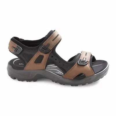 Ecco Men's Yucatan Offroad Sandals In Bison,black,black