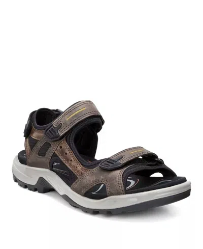 Ecco Men's Yucatan Sandal In Expresso In Multi