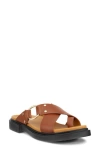 Ecco Metro Ring Slide Sandal In Orange