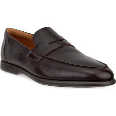 Ecco Metro Verona Penny Loafer In Brown