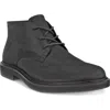 Ecco Metropole London Waterproof Suede Chukka Boot In Black