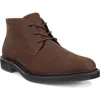 Ecco Metropole London Waterproof Suede Chukka Boot In Brown