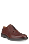 Ecco Leather Brogue Lace-up Oxford Shoes In Multi