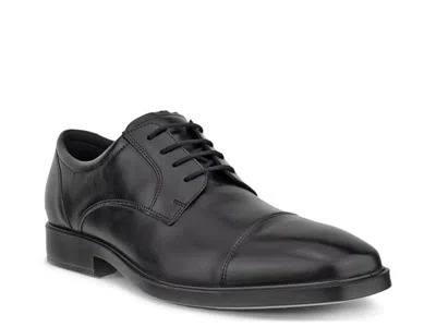 Ecco Metropole Milan Cap Toe Oxford In Black