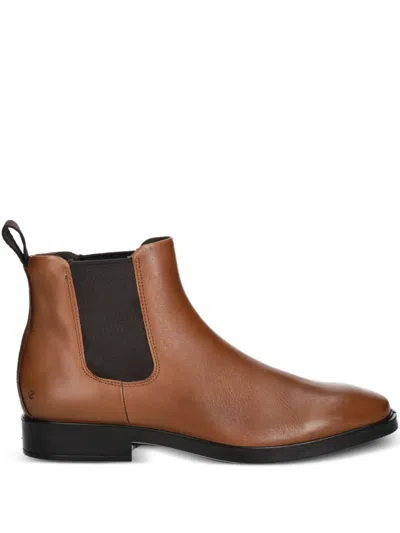 Ecco Metropole Milan Chelsea Boots In Brown