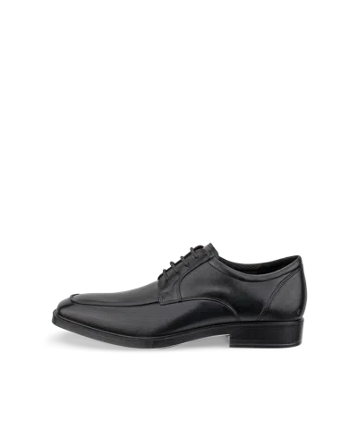 Ecco Metropole Milan - Men's Leather Apron Derby Shoe In Black