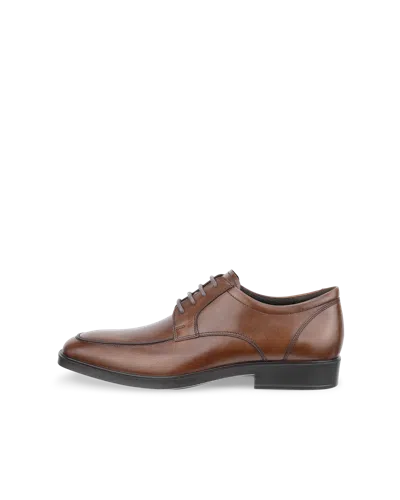 Ecco Metropole Milan - Men's Leather Apron Derby Shoe In Multi