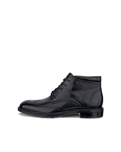 Ecco Metropole Prague - Men's Leather Ankle Boot In Black
