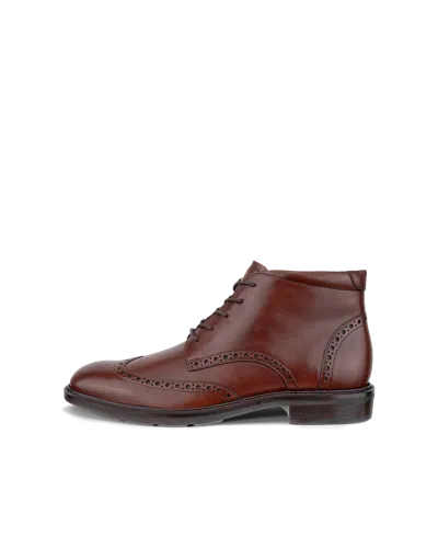 Ecco Metropole Prague - Men's Leather Ankle Boot In Brown