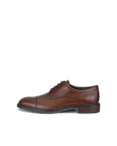 Ecco Metropole Prague - Men's Leather Derby Shoe In Multi