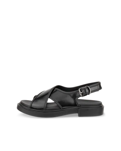 Ecco Metropole Seoul - Women's Leather Slingback Sandal In Black