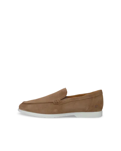 Ecco Metropole Verona - Men's Suede Loafer In Brown