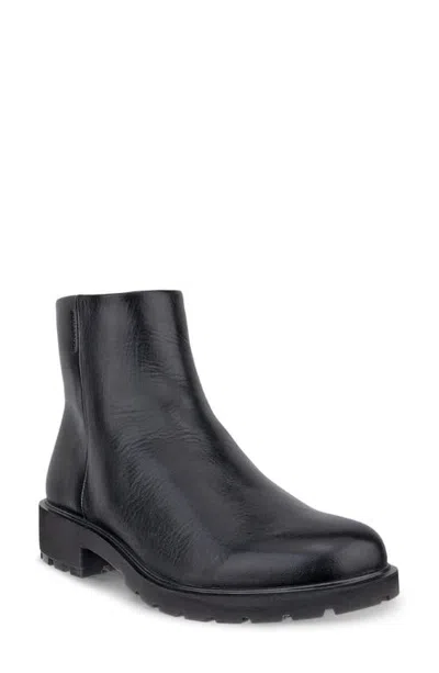 Ecco Metropole Vienna Waterproof Leather Bootie In Brown