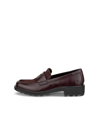 Ecco Metropole Vienna - Women's Leather Loafer In Brown