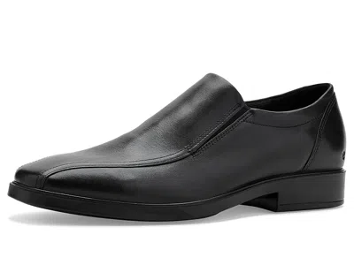 Ecco Milan Bike Toe Loafers In Black